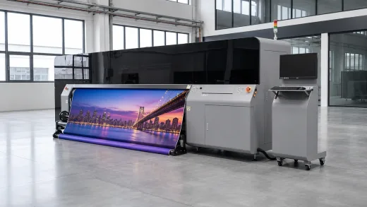 Tlačiareň SIGNRACER 3200 Turbo tlačí širokú podsvietenú signalizáciu