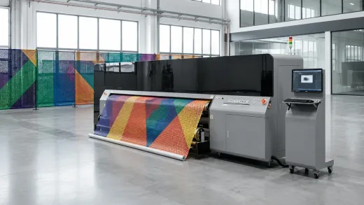 SIGNRACER 3200 RTR tlačí sieťový banner
