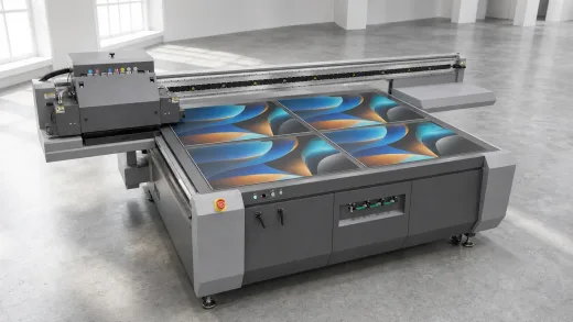 SIGNRACER 2512-HB tlačí plochý termoformovateľný hárok