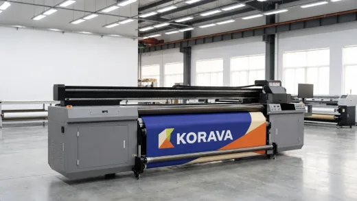 SIGNRACER 3200 RTR tlačí vonkajšie bannerové médium KORAVA
