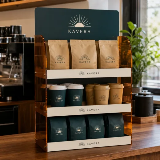 UV-printed acrylic point-of-sale display panels